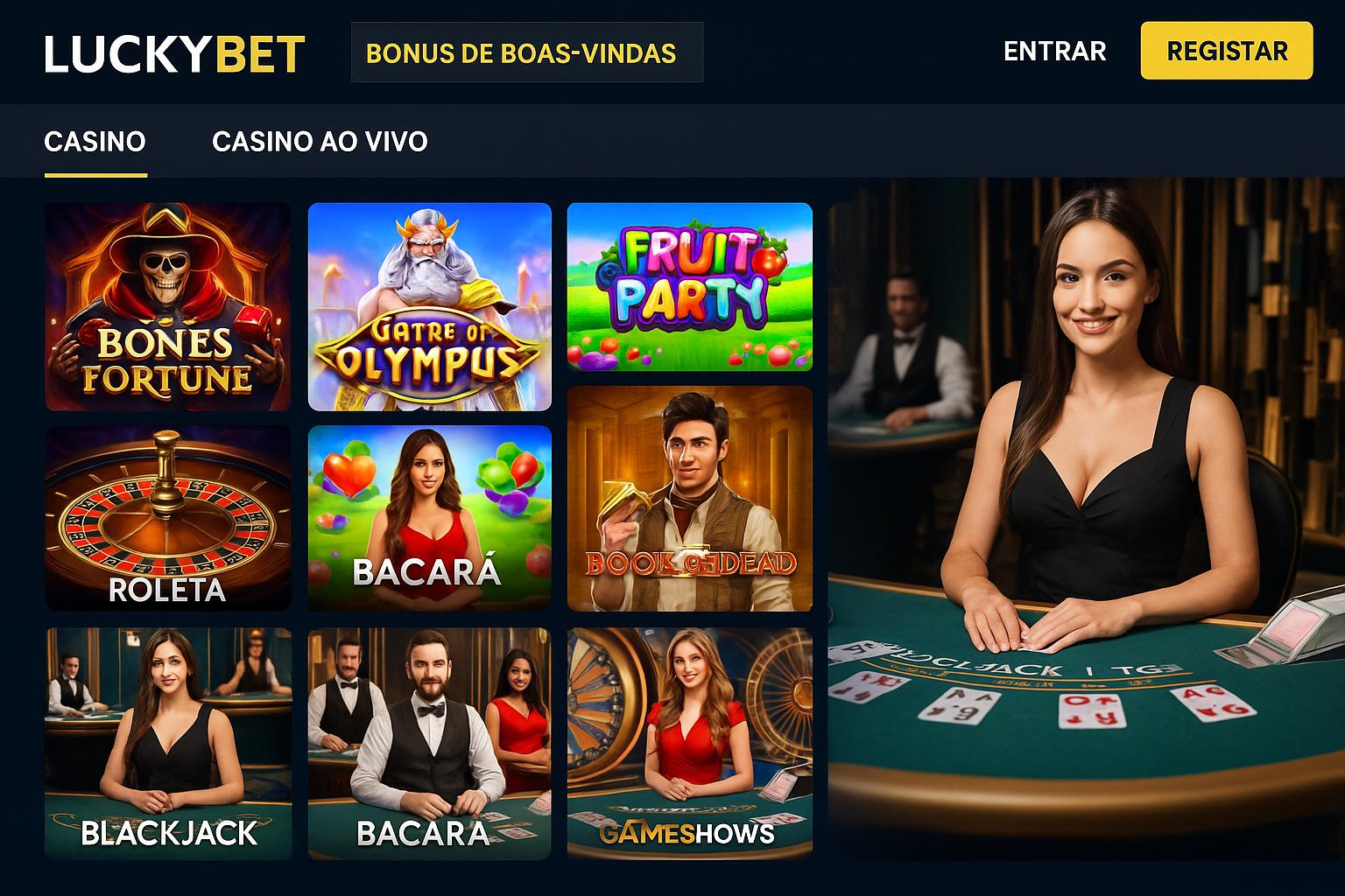 O LUCKYBET Live Casino lança promoções regularmente