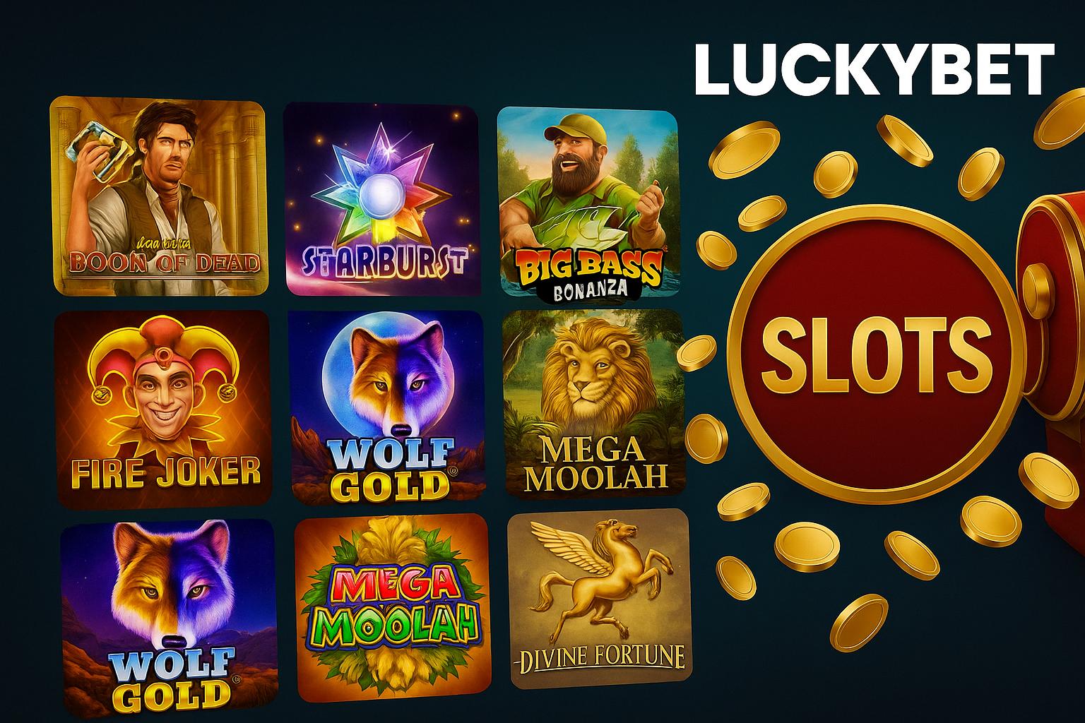 Jogos de Slot no Casino Online LUCKYBET