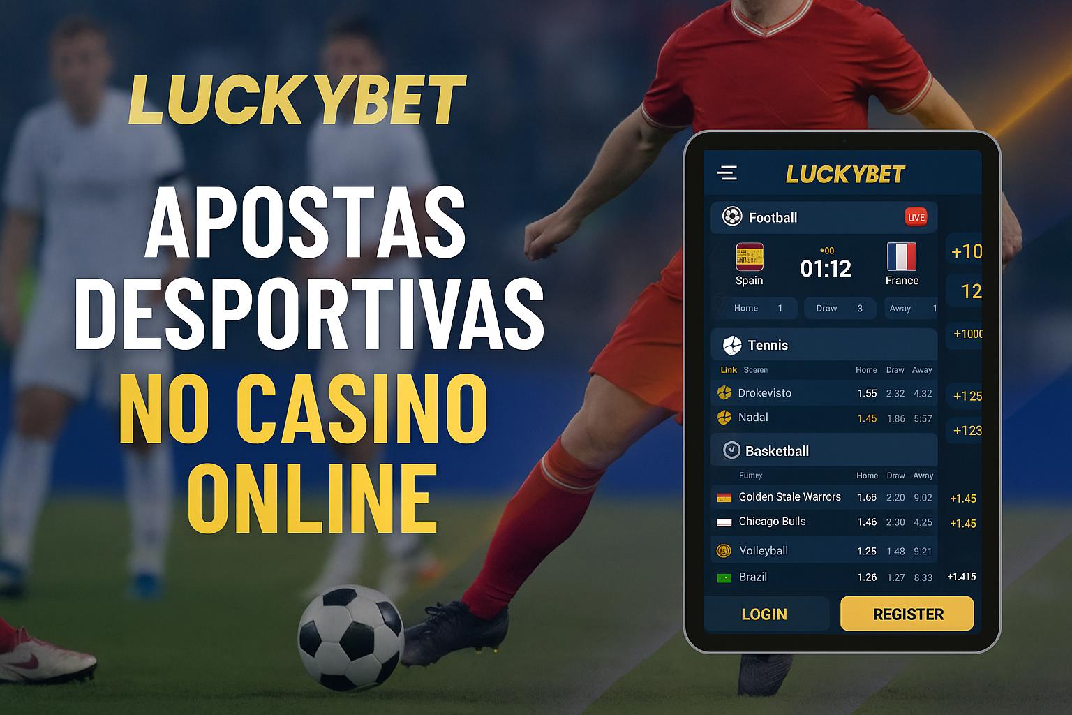 Apostas esportivas no cassino online LUCKYBET