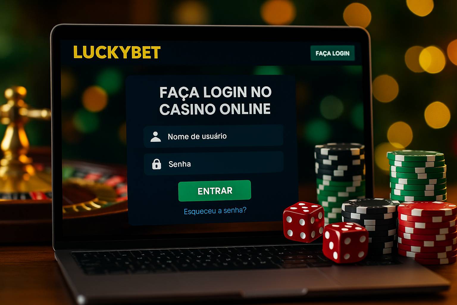 Login no Cassino LUCKYBET