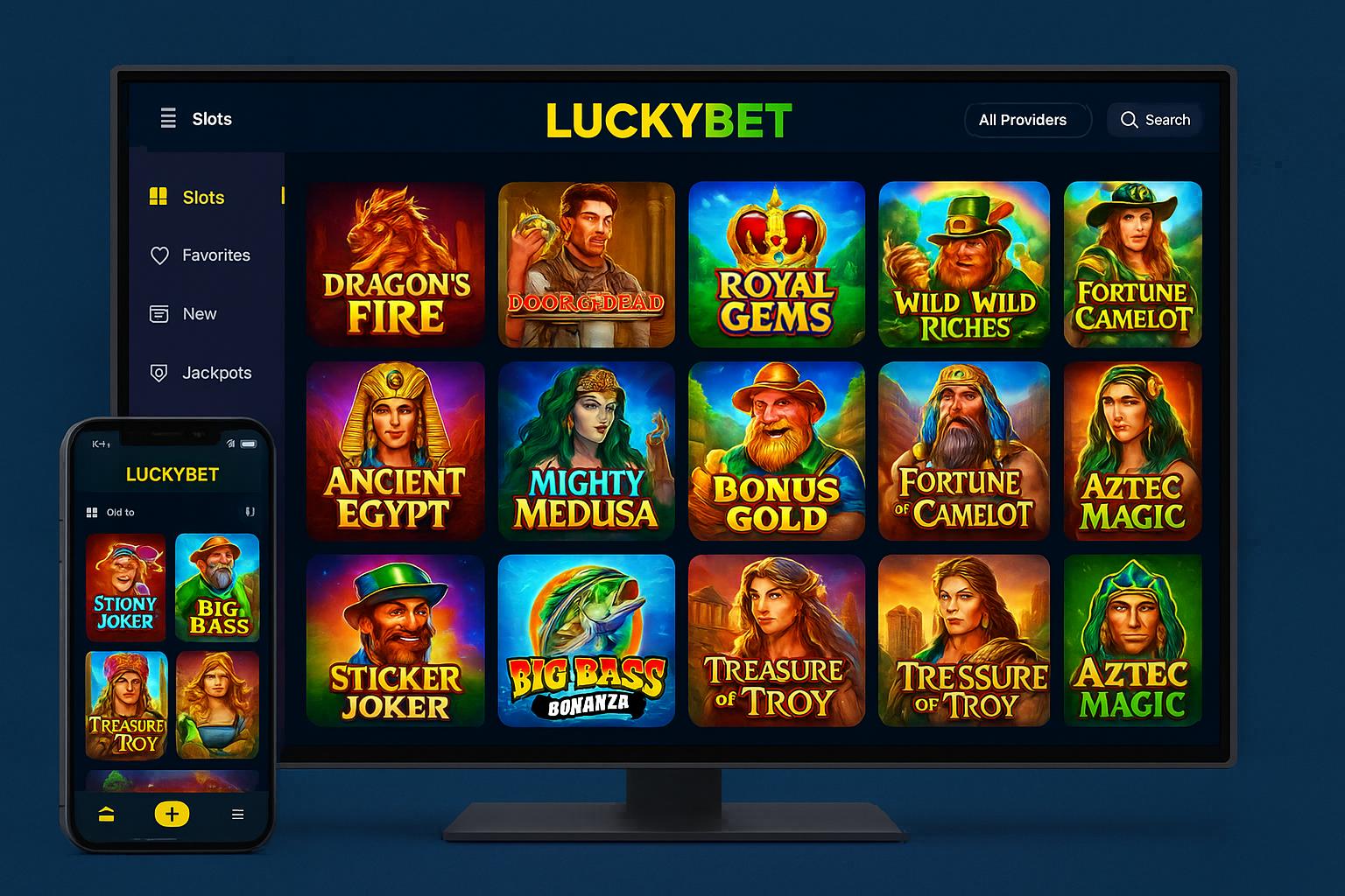 Explore o mundo das slot machines no LUCKYBET Casino
